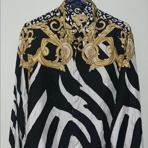 100% Versace silk shirt